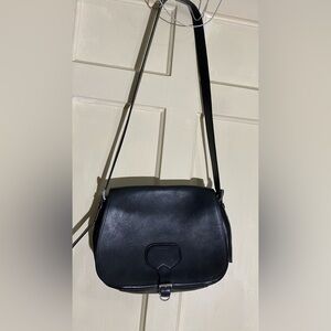 PRADA pre-owned Black Leather Medium  Satchel Bag